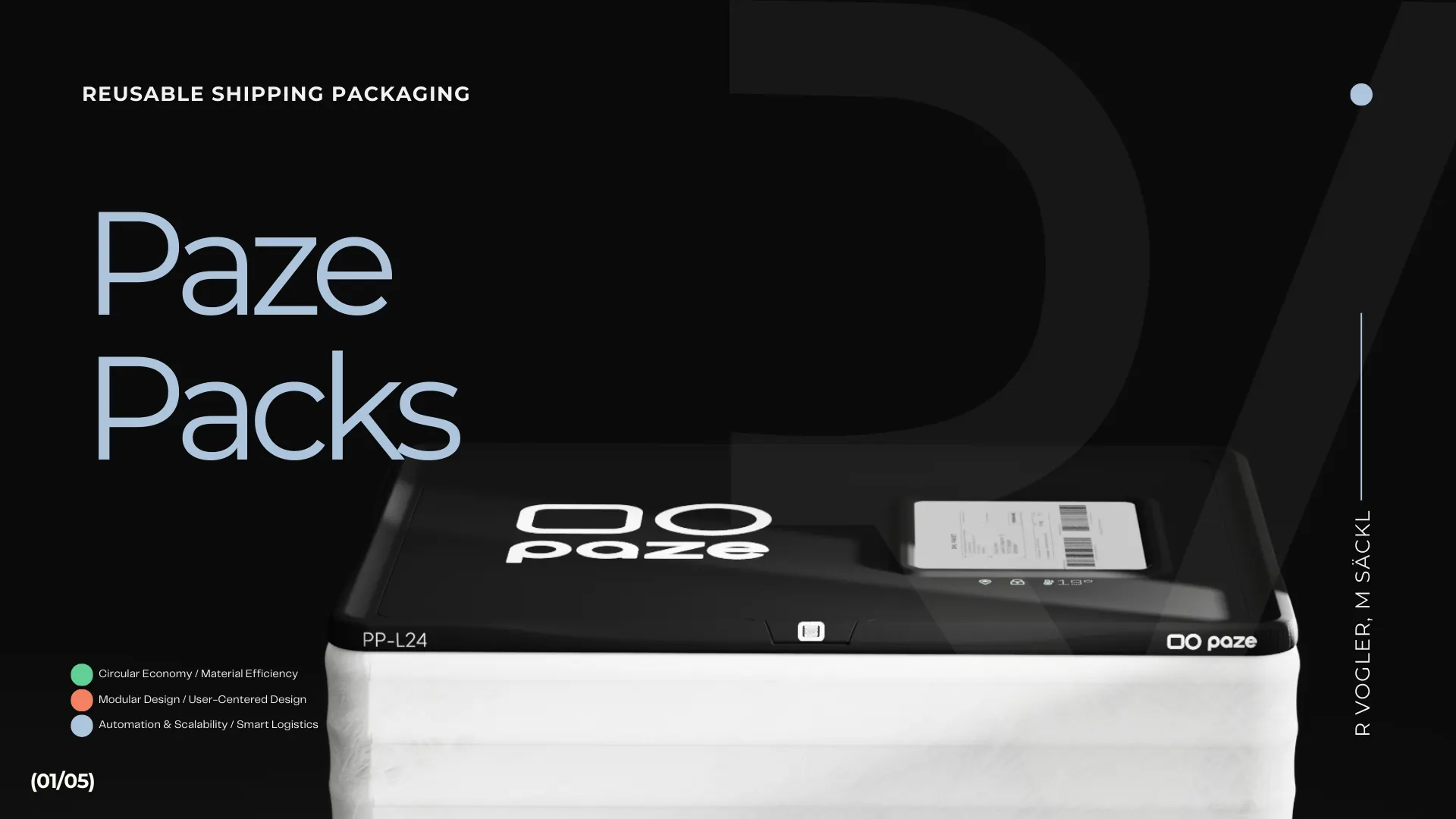 Paze Packs: wiederverwendbare Versandverpackung